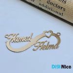 آویز گردنبند طلا 18 عیار طرح hamed helma
