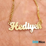 آویز گردنبند طلا 18 عیار طرح hediyeh هدیه