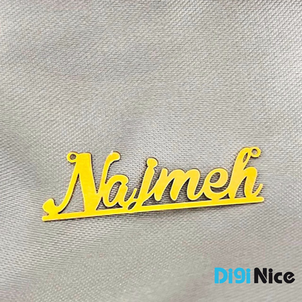 آویز گردنبند طلا 18 عیار طرح najmeh نجمه