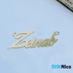 آویز گردنبند طلا 18 عیار طرح zeinab زینب