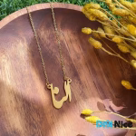 آویز گردنبند طلا 18 عیار طرح النا