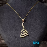 آویز گردنبند طلا 18 عیار طرح رها