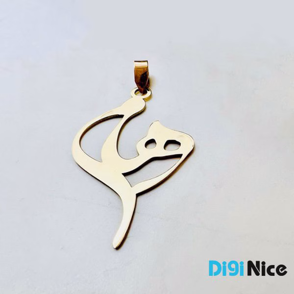 گردنبند طلا 18 عیار طرح رهام Roham (کد DN-P0606)
