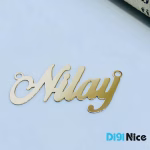 آویز گردنبند طلا 18 عیار طرح نیلای nilay
