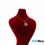گردنبند طلا 18 عیار طرح الین Elin (کد DN-P0751)