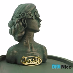 گردنبند طلا 18 عیار طرح تو مرا جان و جهانی (کد DN-P0744)