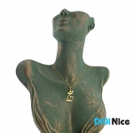 گردنبند طلا 18 عیار طرح آیدا Aida (کد DN-P0375)