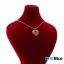 گردنبند طلا 18 عیار طرح قلب (کد DN-P0722)