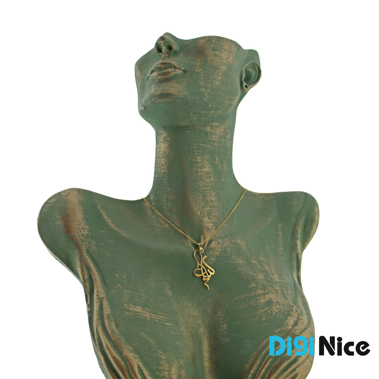 گردنبند طلا 18 عیار طرح لیدا Lida (کد DN-P0676)
