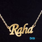 گردنبند-طلا-18عیار-طرح Raha رها