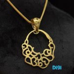 آویز گردنبند طلا 18 عیار