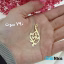 گردنبند طلا 18 عیار طرح امیر عباس کد DN-P1119