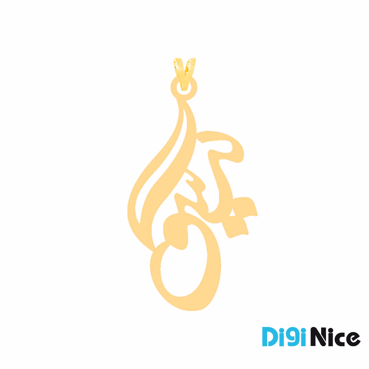 گردنبند طلا 18 عیار طرح گیسو