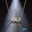 گردنبند طلا 18 عیار طرح Edvin و Ervin کد DN-P1273