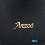 آویز گردنبند طلا 18 عیار طرح Arezoo آرزو (کد DN-P1274) - نمای جلو