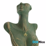 گردنبند طلا 18 عیار طرح Deniz دنیز (کد DN-P1402)