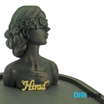 گردنبند طلا 18 عیار طرح Hirad هیراد (کد DN-P1507)