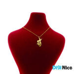 گردنبند طلا 18 عیار طرح آرزو Arezoo (کد DN-P1555)