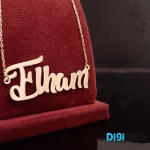 گردنبند طلا 18 عیار طرح الهام elham