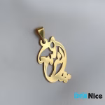 گردنبند طلا 18 عیار طرح امیر حسین