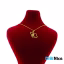 گردنبند طلا 18 عیار طرح ایران (کد DN-P1315)