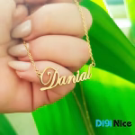 گردنبند طلا 18 عیار طرح Danial دانیال