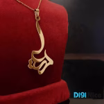 گردنبند طلا 18 عیار طرح دریا