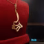 گردنبند طلا 18 عیار طرح دریا