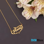 گردنبند طلا 18 عیار طرح رودی