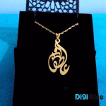 گردنبند طلا 18 عیار طرح عاطفه