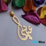 گردنبند طلا 18 عیار طرح عیسی