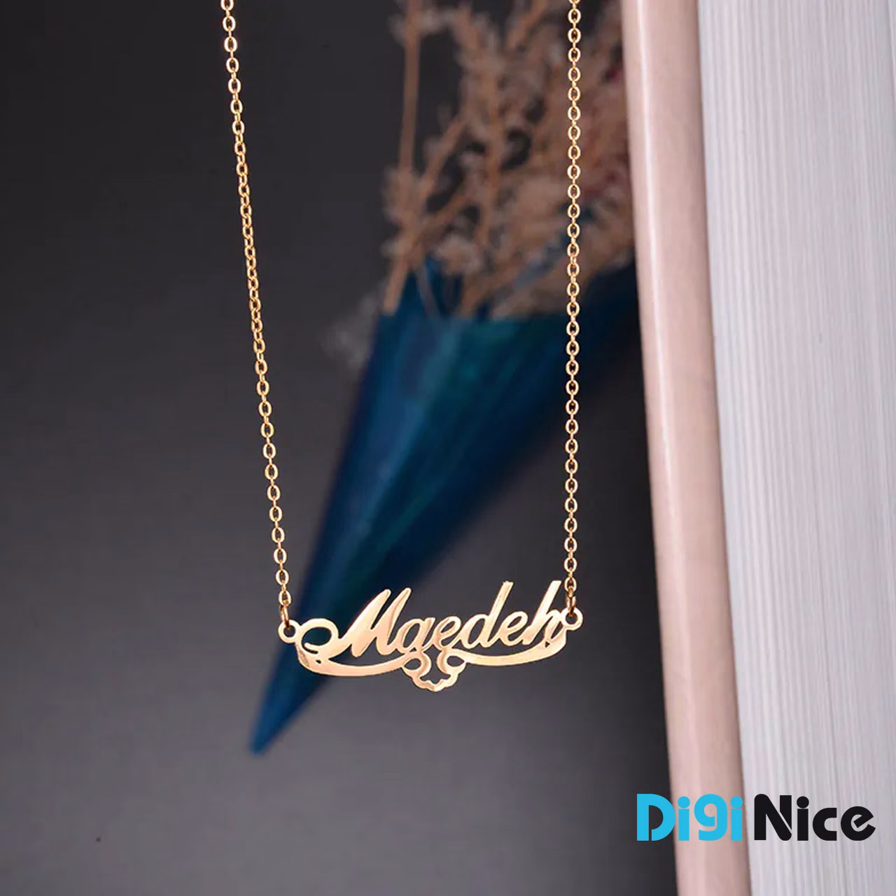 گردنبند طلا 18 عیار طرح مائده