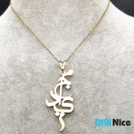 گردنبند طلا 18 عیار طرح مجید