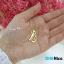 گردنبند طلا 18 عیار طرح مرغ عشق (کد DN-P1518)