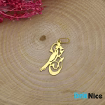 گردنبند طلا 18 عیار طرح مرغ عشق (کد DN-P1518)