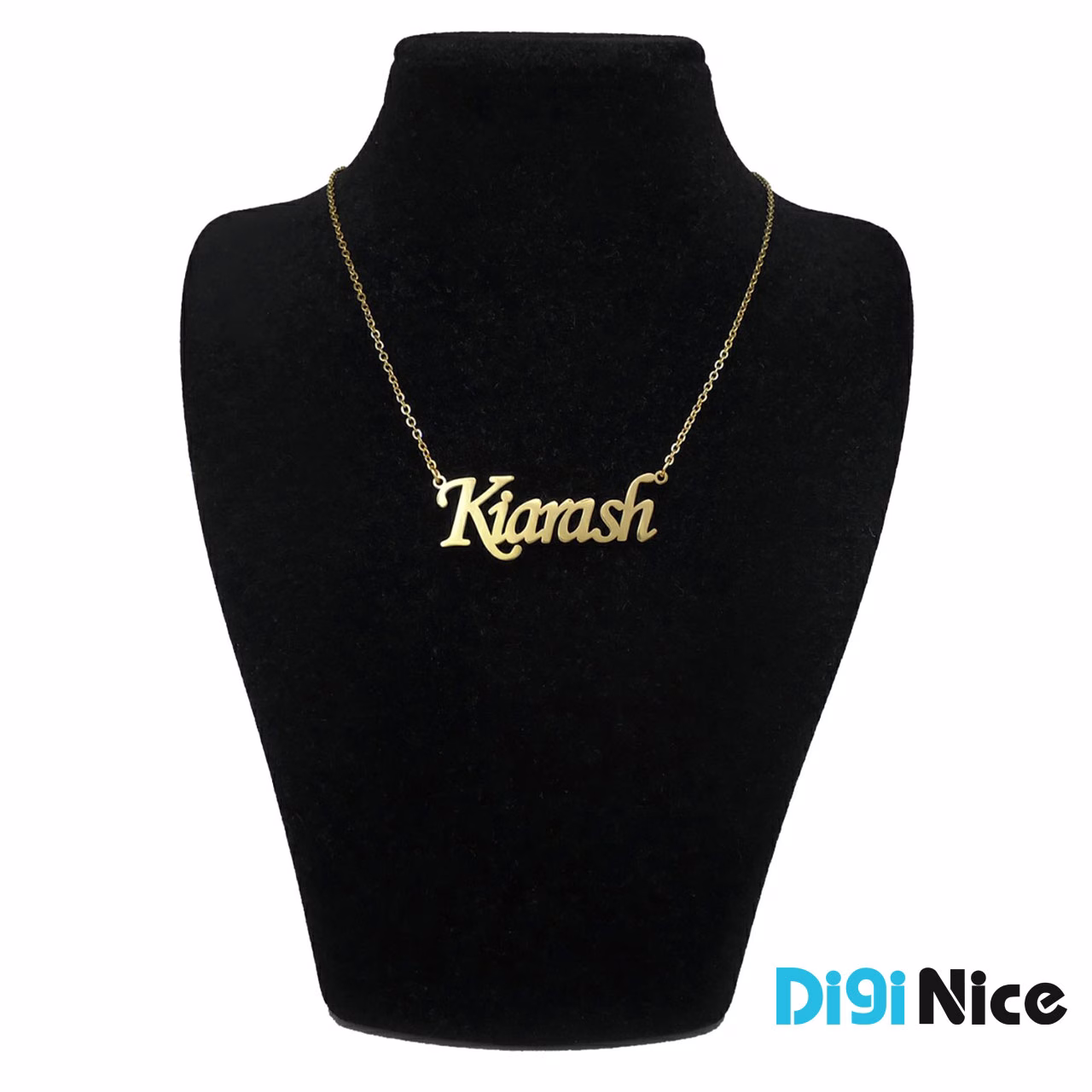 گردنبند طلا 18 عیار طرح کیارش