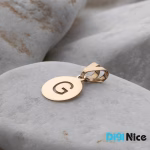گردنبند طلا 18 عیار طرح G