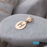 گردنبند طلا 18 عیار طرح H