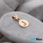 گردنبند طلا 18 عیار طرح J