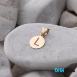 گردنبند طلا 18 عیار طرح L