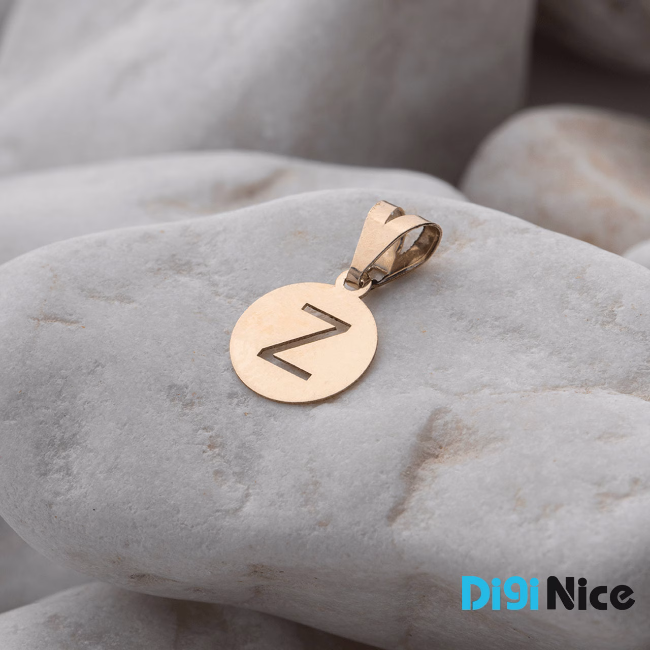 گردنبند طلا 18 عیار طرح Z