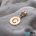 گردنبند طلا 18 عیار طرح c