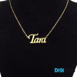 گردنبند طلا 18 عیار طرح تارا