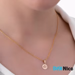 گردنبند طلا 18 عیار طرح ث