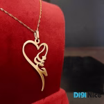 گردنبند طلا 18 عیار طرح حسنا