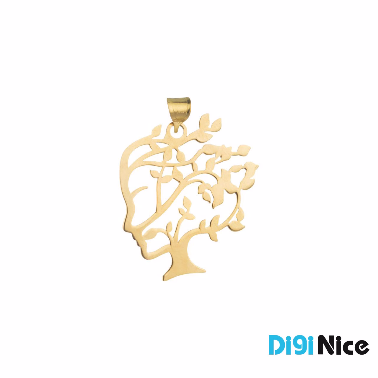 گردنبند طلا 18 عیار طرح درخت