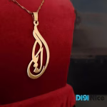 گردنبند طلا 18 عیار طرح رایا