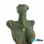 گردنبند طلا 18 عیار طرح شازده کوچولو (کد DN-P1909)