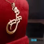 گردنبند طلا 18 عیار طرح شهره