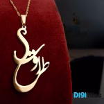 گردنبند طلا 18 عیار طرح طراوت